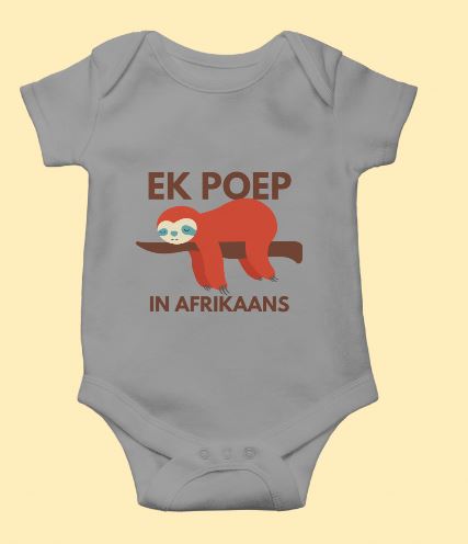 Ek poep in Afrikaans